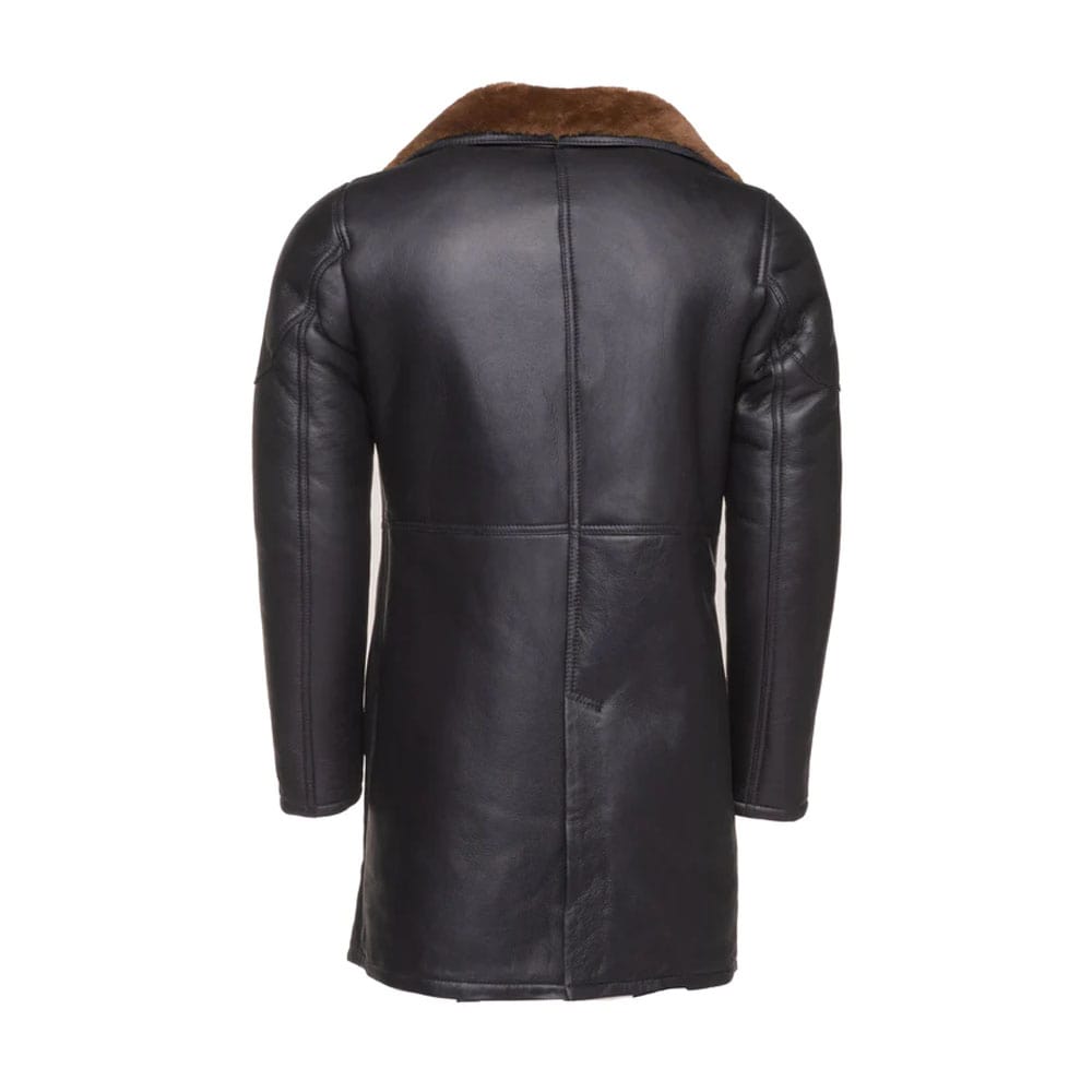 Real Shearling Coat inspired by Ryan Gosling's Blade Runner 2049 Trench Coat