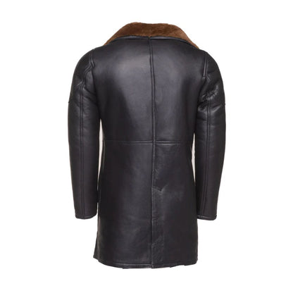 Real Shearling Coat inspired by Ryan Gosling's Blade Runner 2049 Trench Coat
