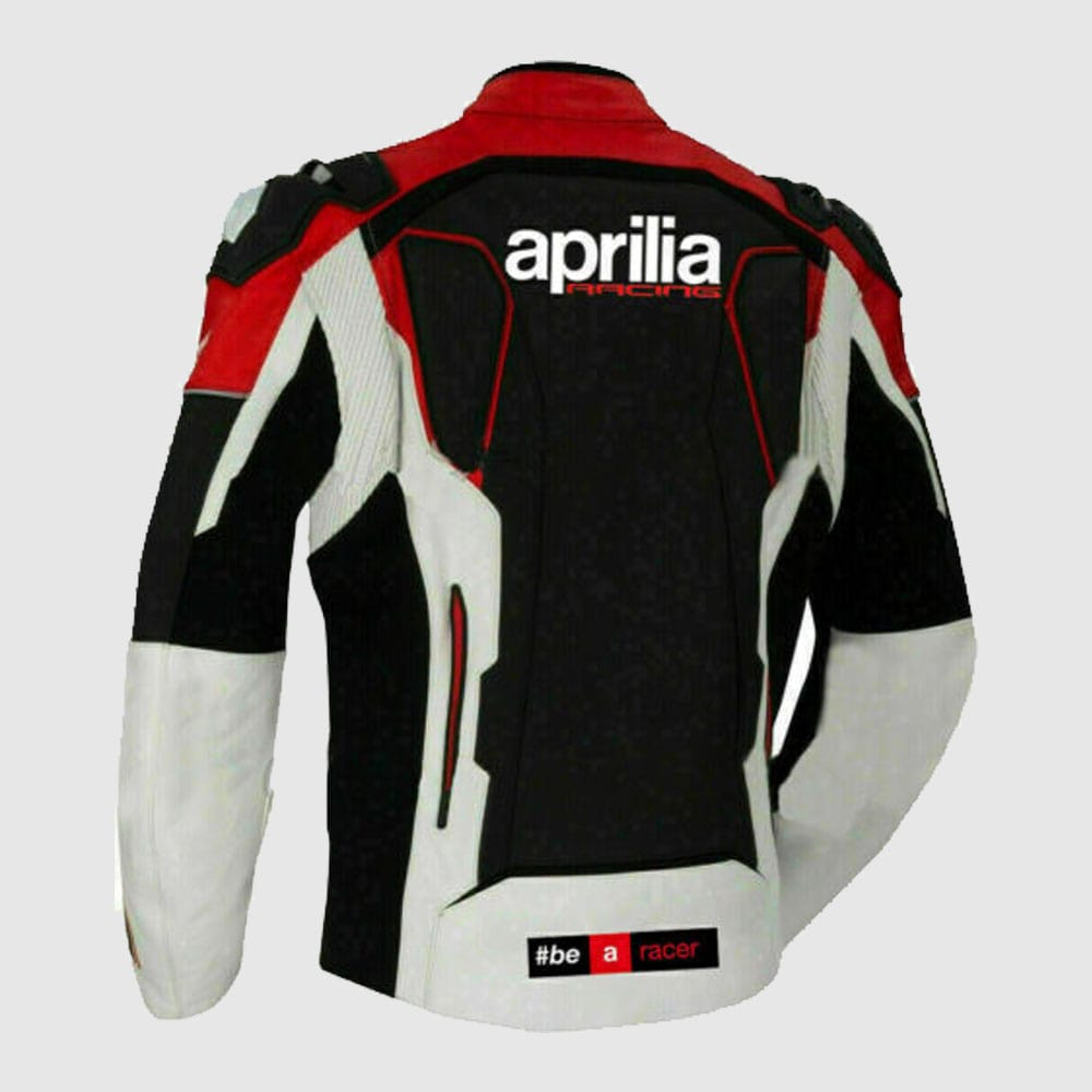 NEW "APRILIA" MOTOGP Motorcycle Riding Motorbike Racing Leather Jacket
