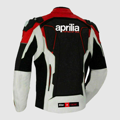 NEW "APRILIA" MOTOGP Motorcycle Riding Motorbike Racing Leather Jacket
