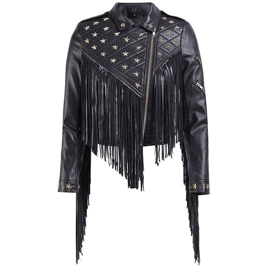 SX Spring Autumn Women Leather Jacket Short Biker Leather Jacket
