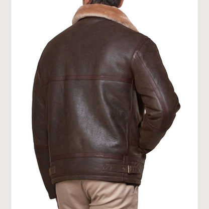 Shearling Sheepskin Bomber Jacket