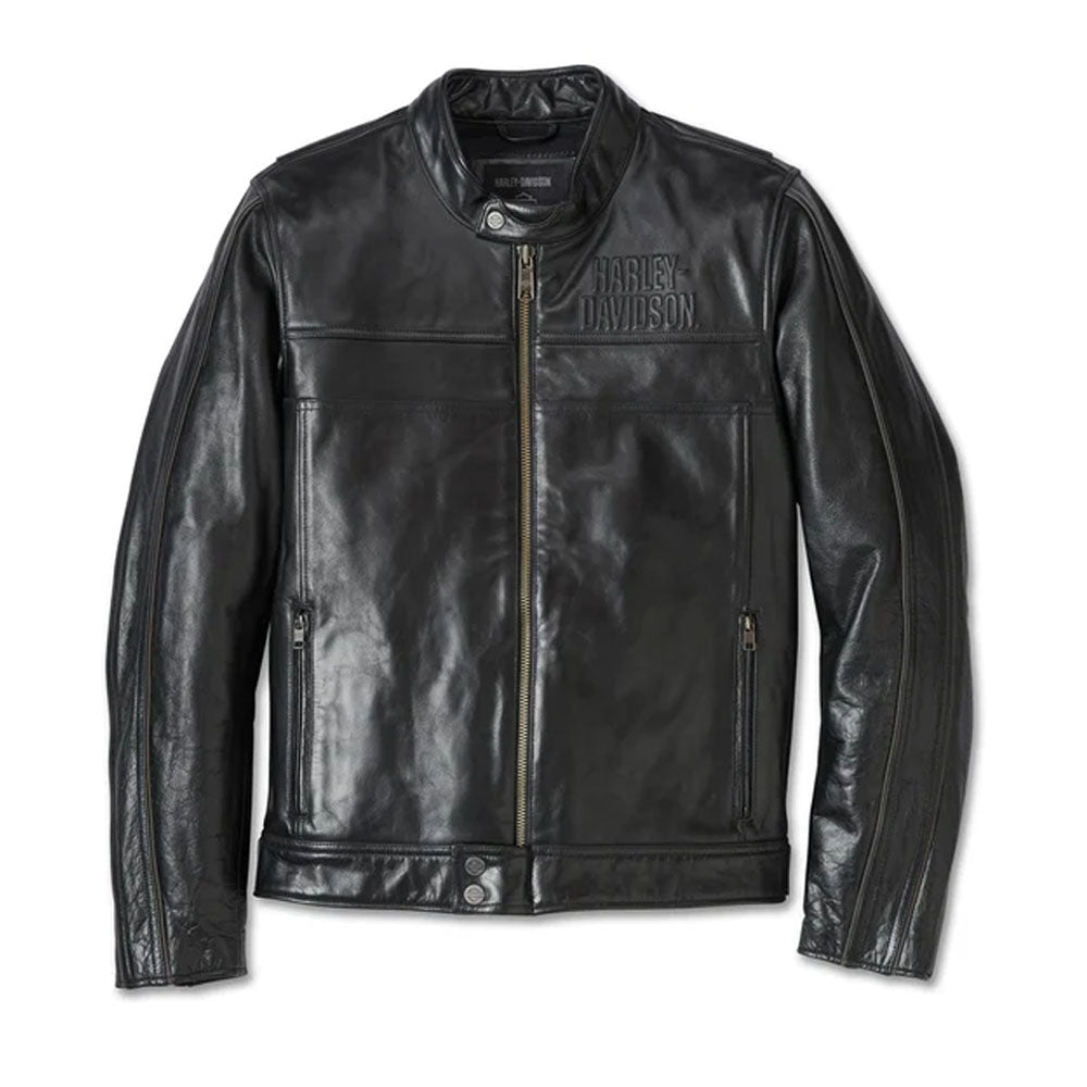 Men's Harley-Davidson Layering System Café Racer Leather Jacket