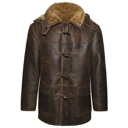 Men's Sheepskin Duffel Coat