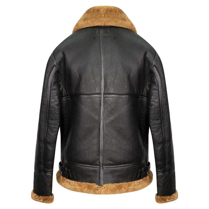 Mens B3 Aviator Flying Sheepskin Jacket