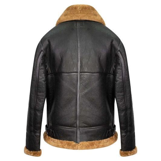 Mens B3 Aviator Flying Sheepskin Jacket