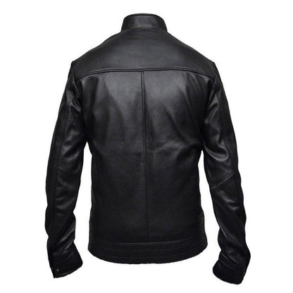 Wrestler Dean Ambrose Logo Biker Leather Jacket