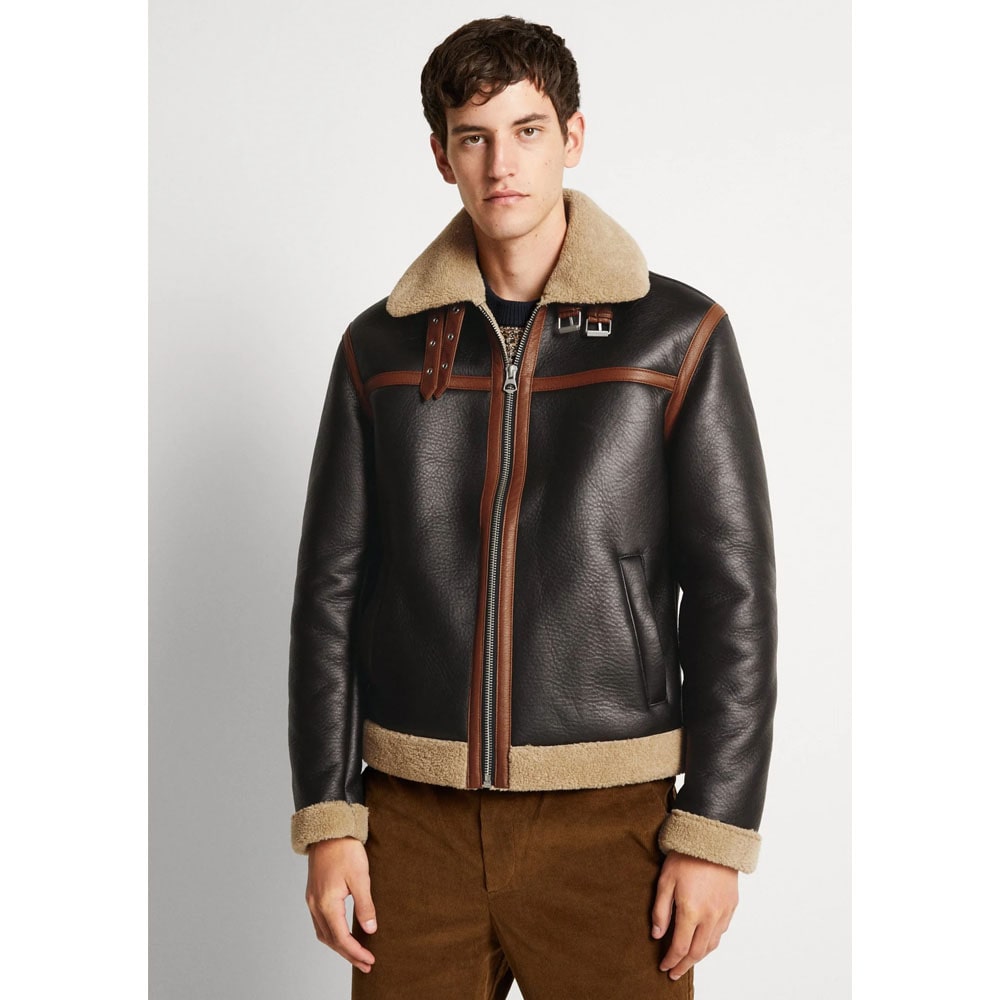 Suave Dark Brown Leather Jacket