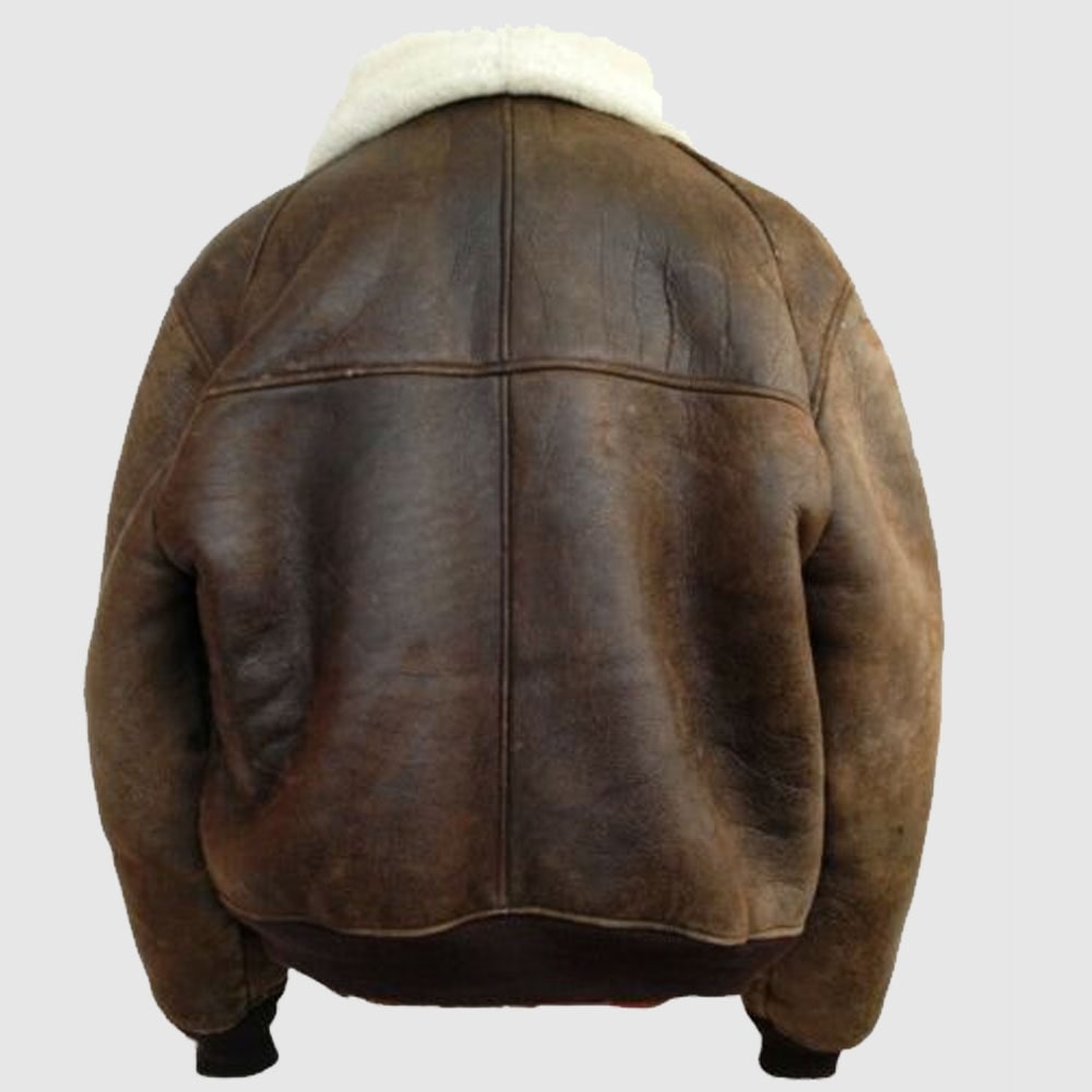 Cockpit B-3 Leather Bomber Pilot Aviator Jacket Coat