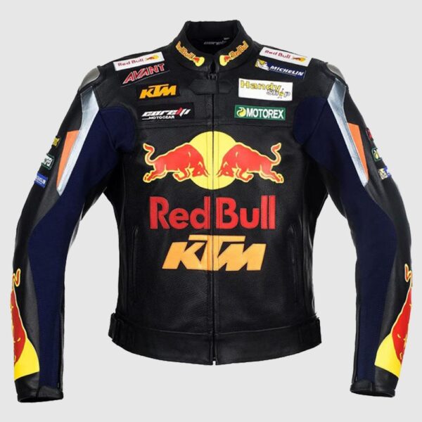 Men’s KTM RedBull Motorcycle Racing Leather Jacket