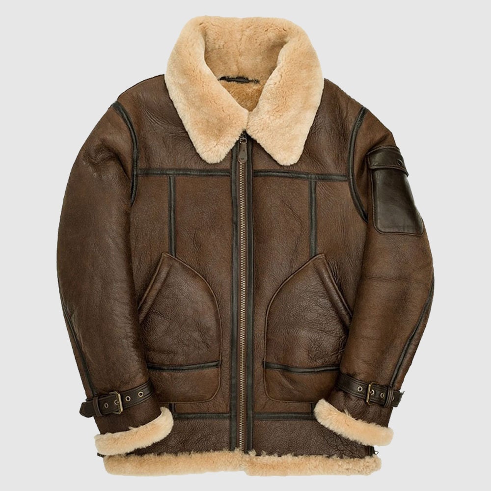 Cockpit USA Super Fortress Shearling Leather Coat