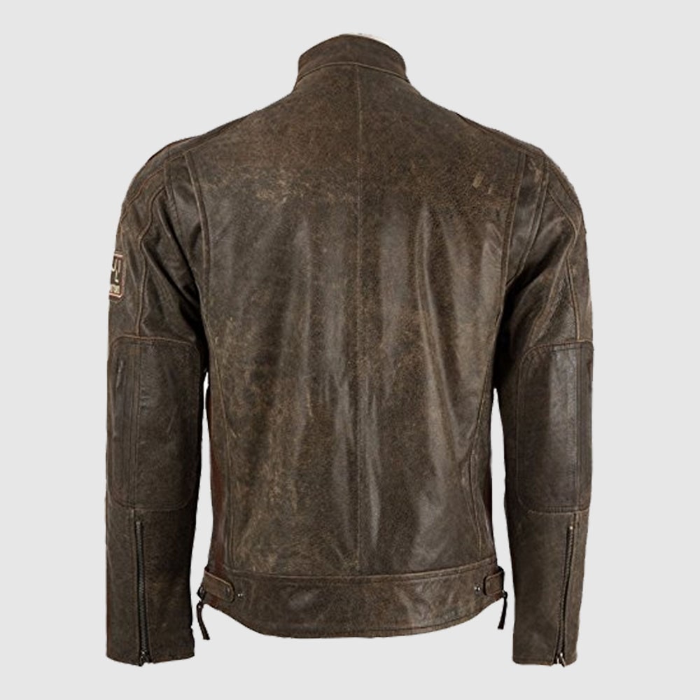 Biker Style Leather Jacket