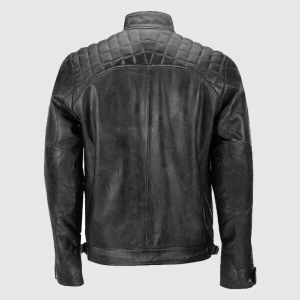 Men Black Leather Fashion Jacket Biker, Moto Riding Racer Jackets