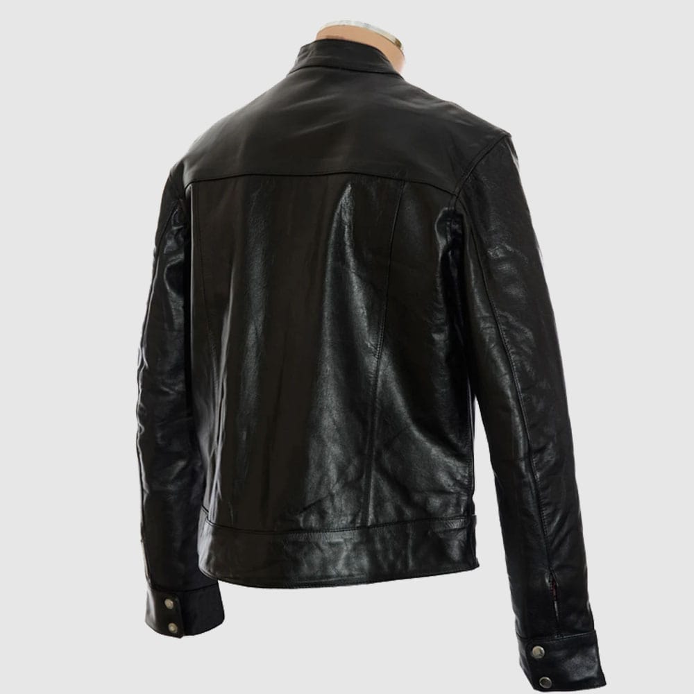 Victor Frankenstein Soft Black Leather Jacket