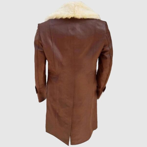 Ron Burgundy Anchorman 2 Brown Fur Coat