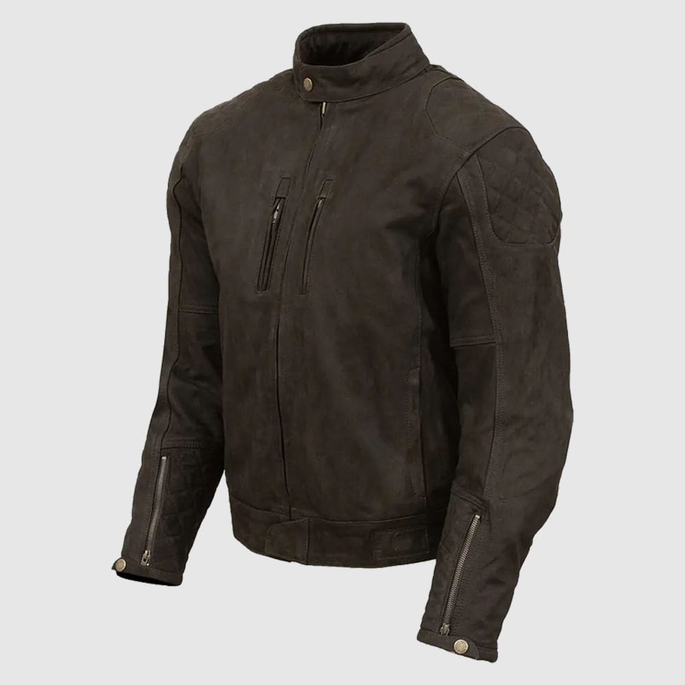 Stockton Leather Jacket , biker leather jacket