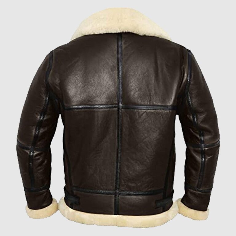 B3 Bomber Jacket Aviator Real Shearling Jacket