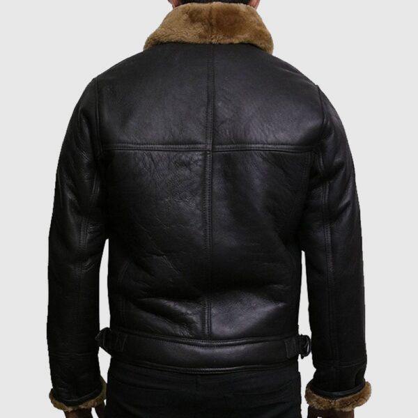 Men's shearling sheepskin jacket