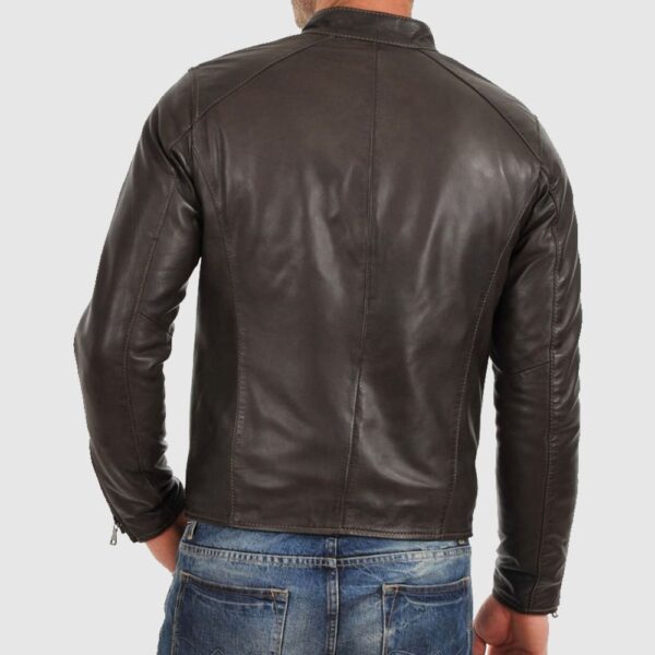 Wislo Bomber Leather Jacket