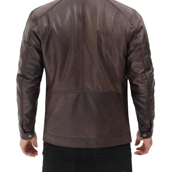 biker cafe Racer Jacket