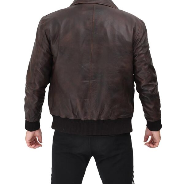 Ernest Brown Bomber Leather Jacket