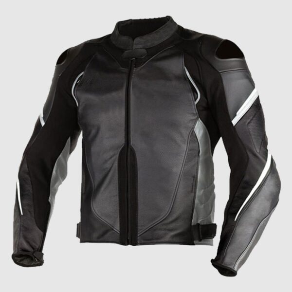 D1 Perforated Motorcycle Leather Jacket