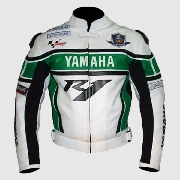 Yamaha Genuine Cowhide Racing Motorcycle Leather Jacket