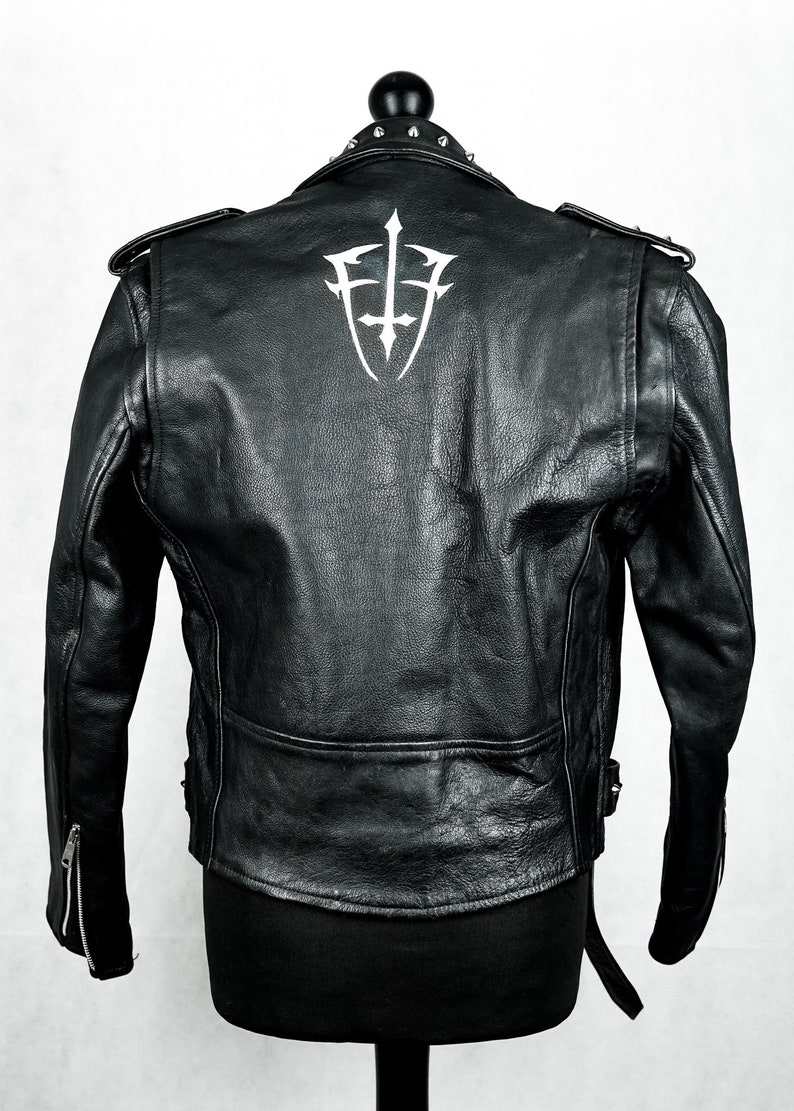 Vintage Studded Leather Jacket