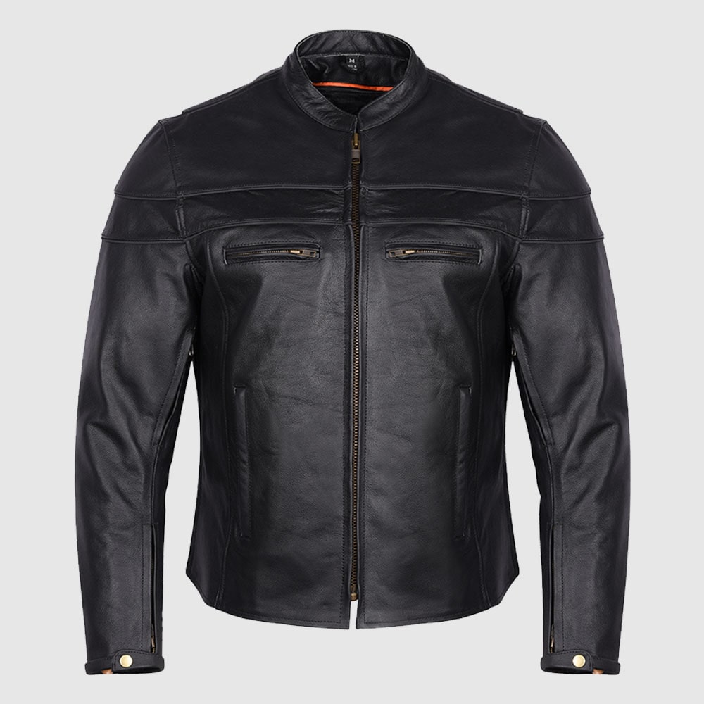 Racer Leather Motorcycle Jacket