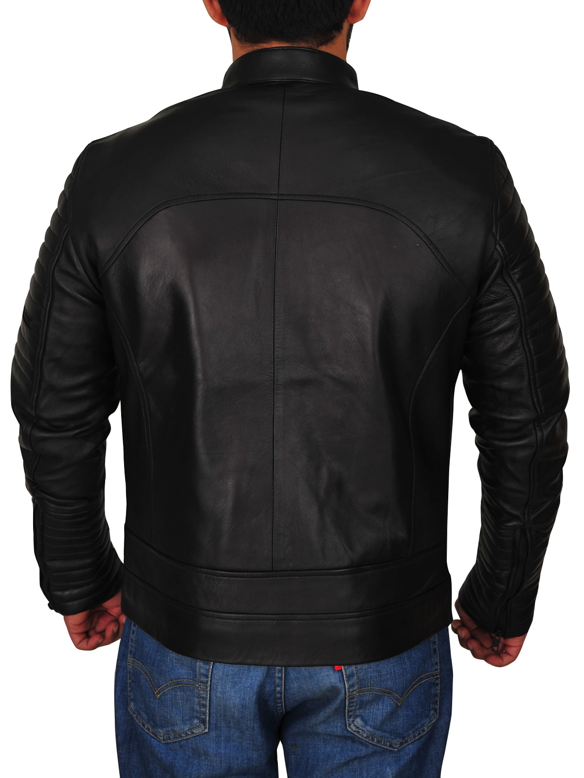 Dapper Black Leather Jacket For Men