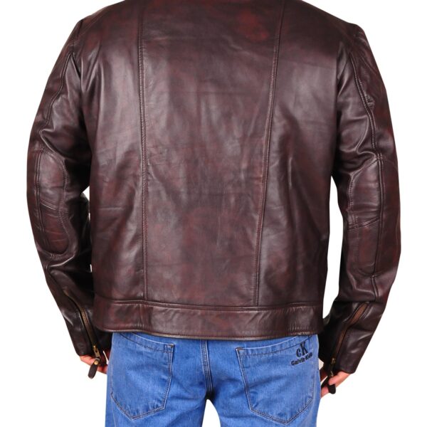 biker Brown leather Jacket