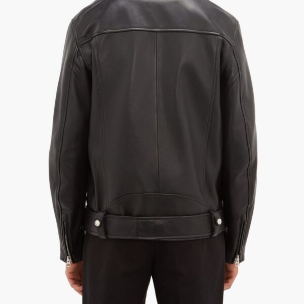 Classic Black Biker Leather Jacket