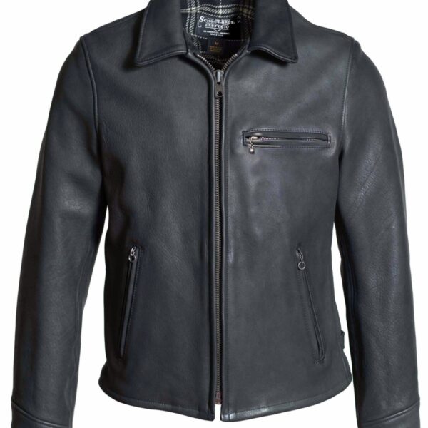 Black Real Leather Rider Jacket