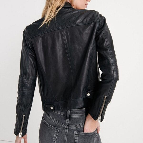 Women Black Leather Jacket