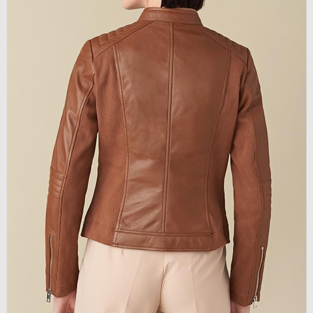 Emma Genuine Leather Jacket
