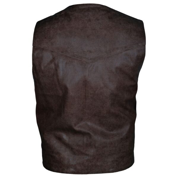Men's Brandy Leather Chisum Vest