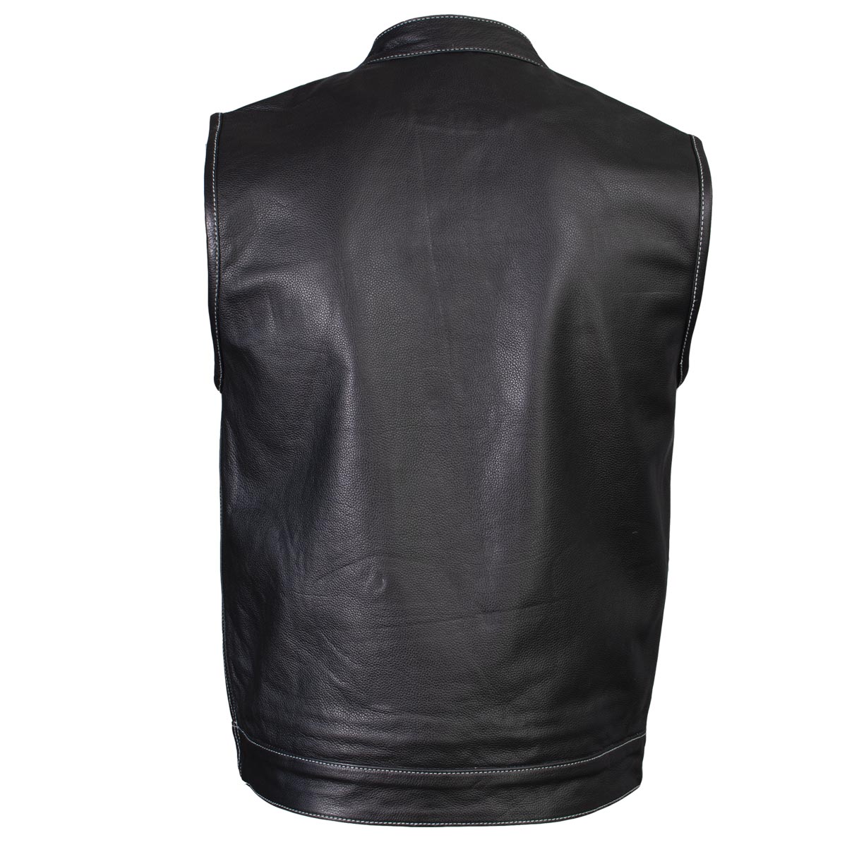 Mens Leather Vest - Free Shipping