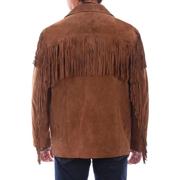 Scully Western Frontier Fringe Suede