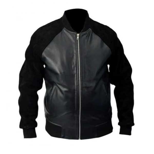 Andrew Garfield Black Leather Jacket