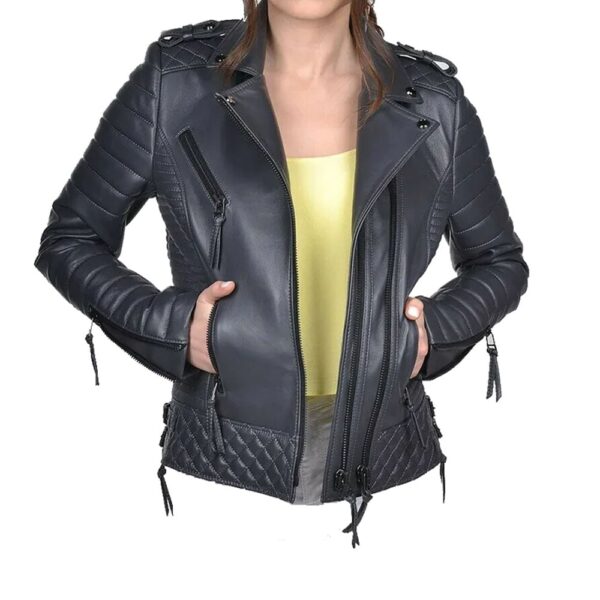 Stunning Women Leather Jacket