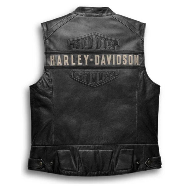Harley Davidson Passing Link Leather Vest