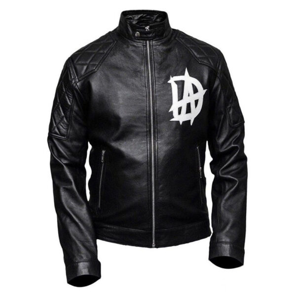 Wrestler Dean Ambrose Logo Biker Leather Jacket