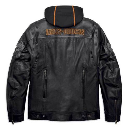 Harley Davidson Men's Bridgeport Black Leather Jacket