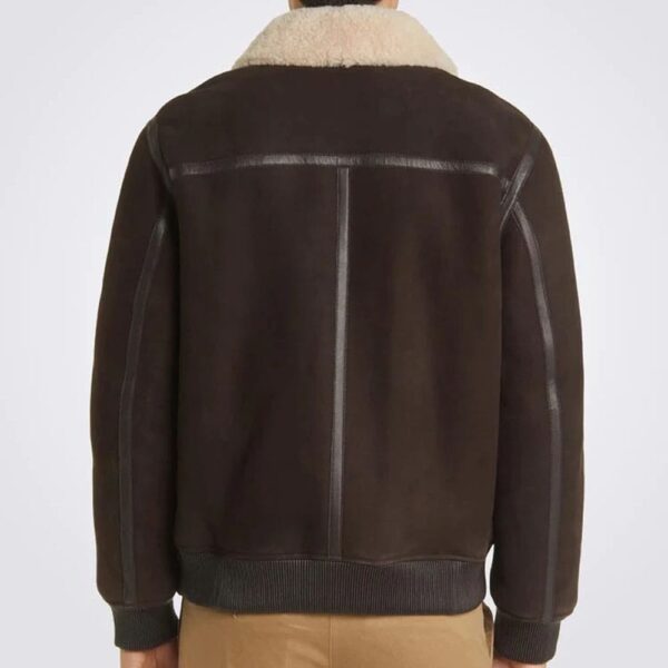 Shearling Lined Bomber Jacket