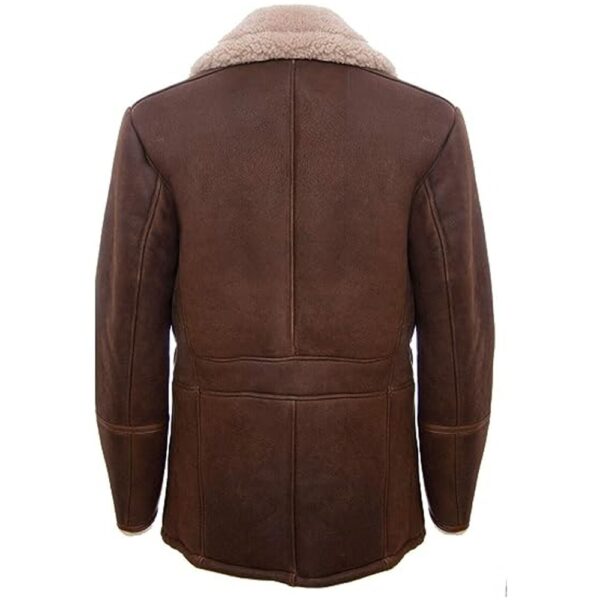 Real Sheepskin Shearling Leather Coat