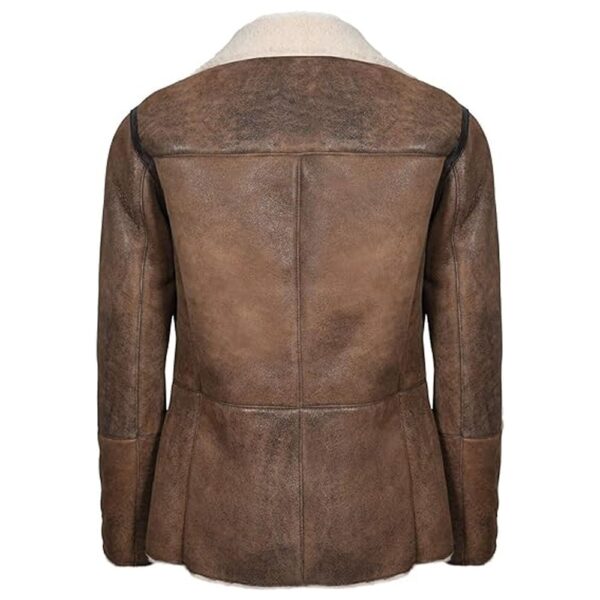 Sheepskin Shearling Leather Jacket Coat