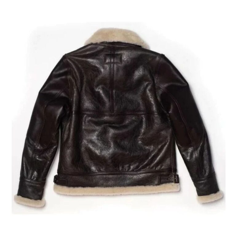 Aviator B-3 Shearling Jacket Brown