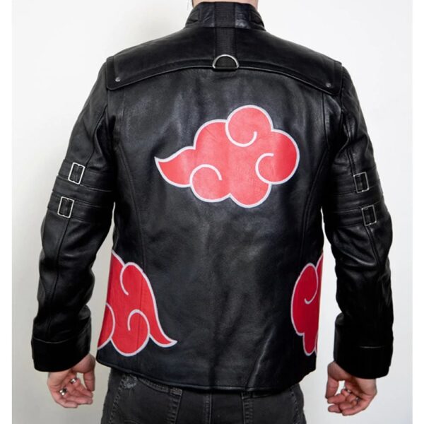 Clouds Cloak Black Leather Jacket
