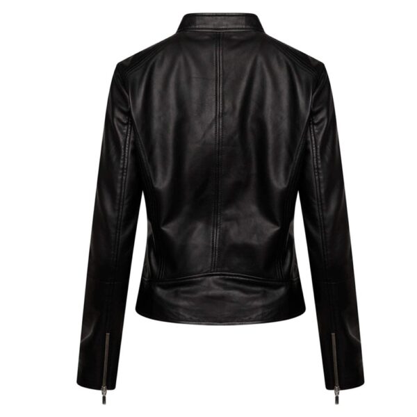 Real Leather Moto Jacket