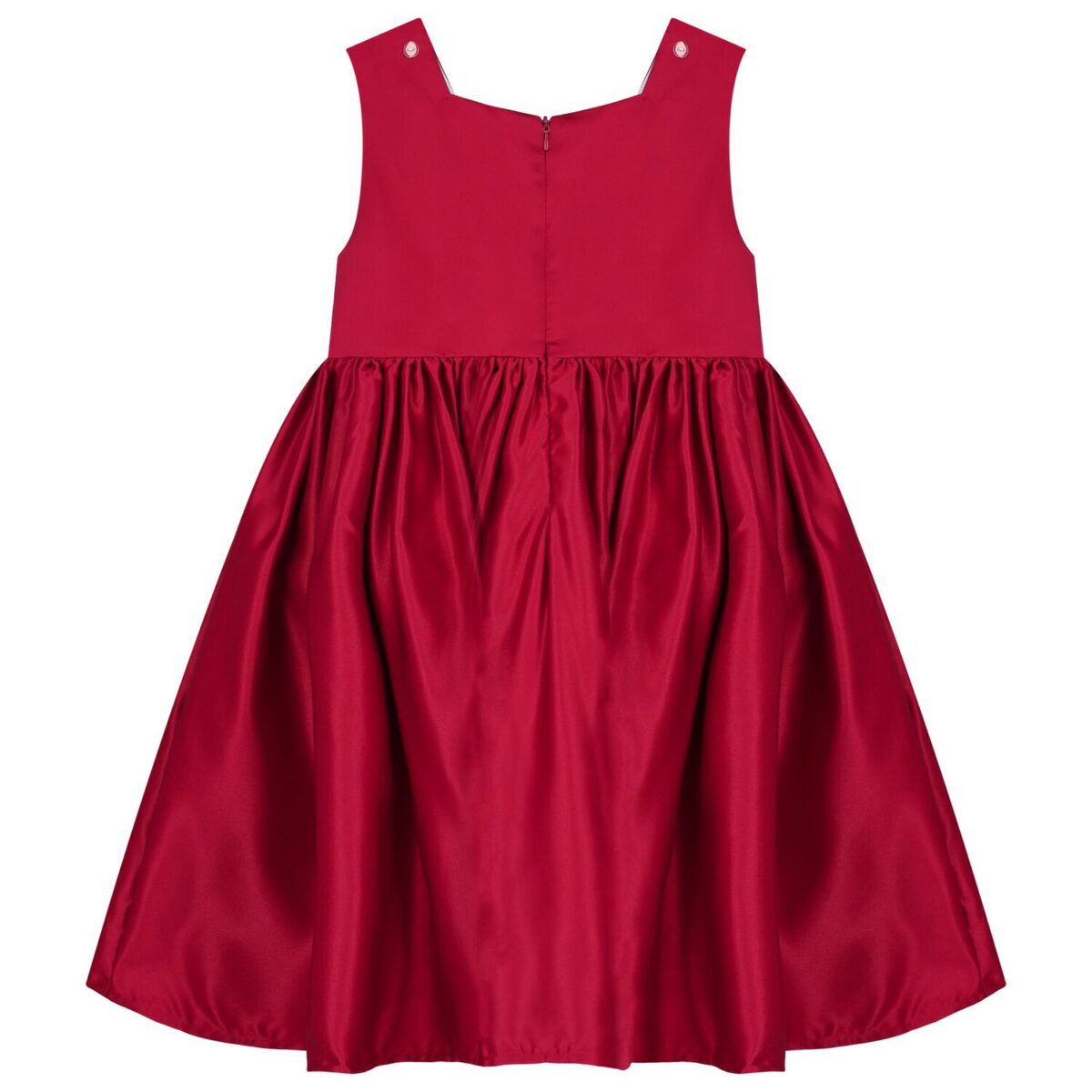 Girls Red Bow Dress